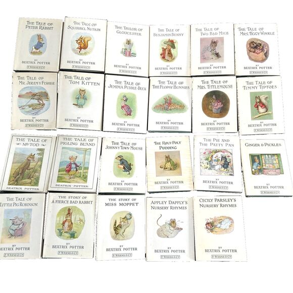 Beatrix Potter Peter Rabbit's LOT  23 Books Vintage Original Authorized Edition - Picture 3 of 16